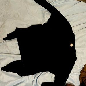 Black laced cardigan